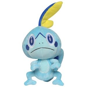 POKÉMON Sobble Plush Stuffed Animal Toy, 8 Inches, Blue